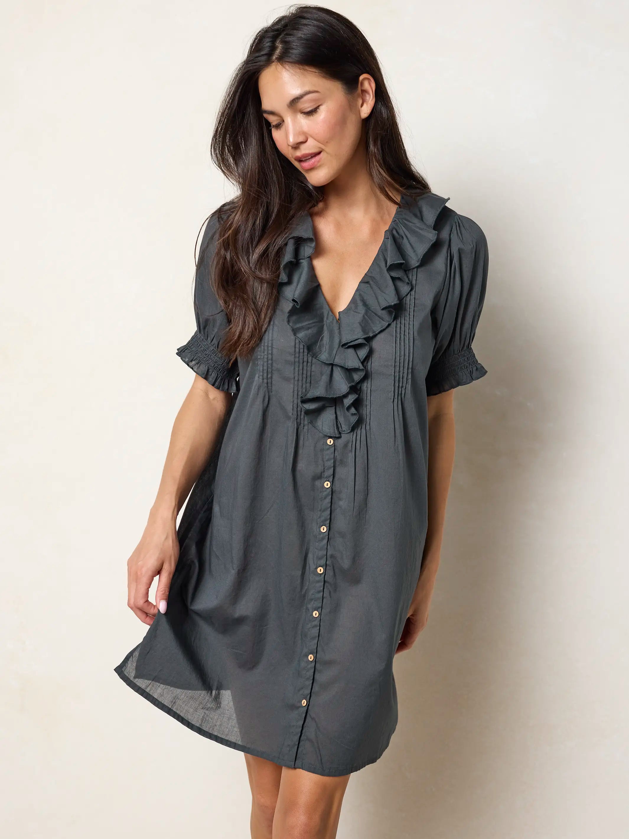 favourite moment mini dress charcoal Favourite Moment Mini Dress Charcoal