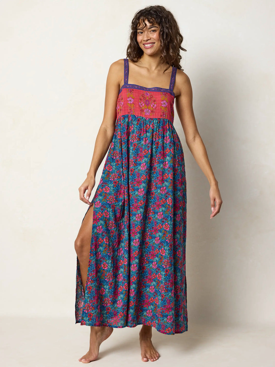 Patti Side Slit Maxi Dress