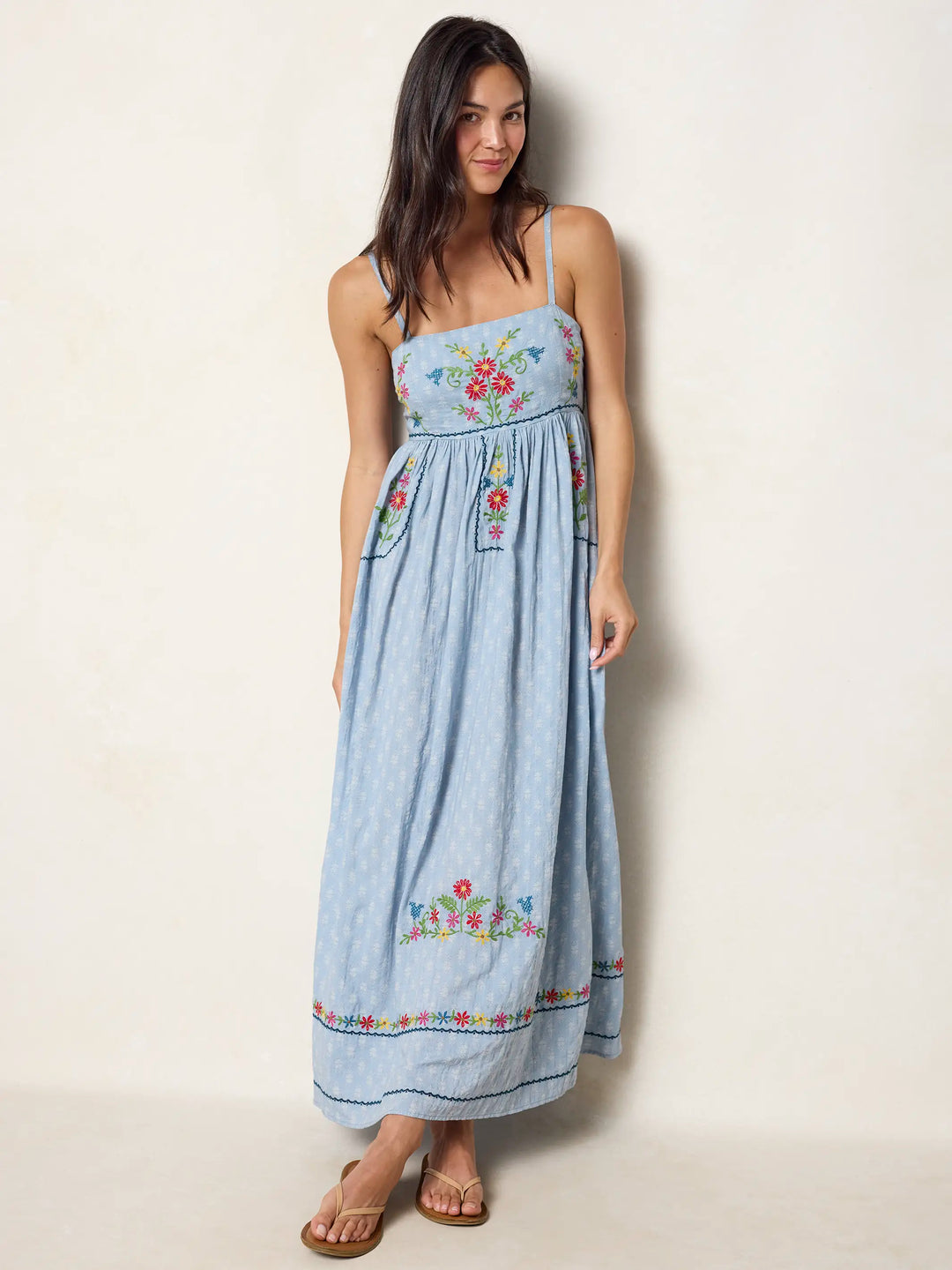 Bailey Embroidered Maxi Dress