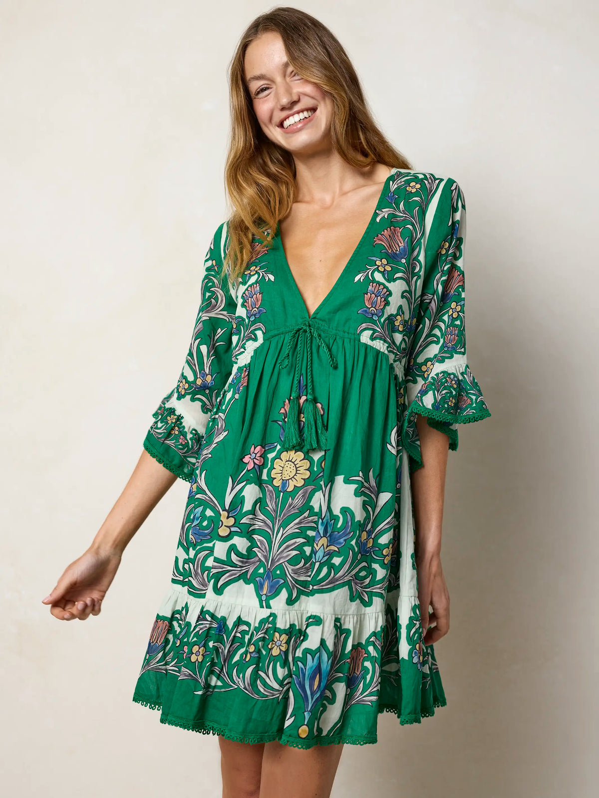 Capri Cotton Mini Dress