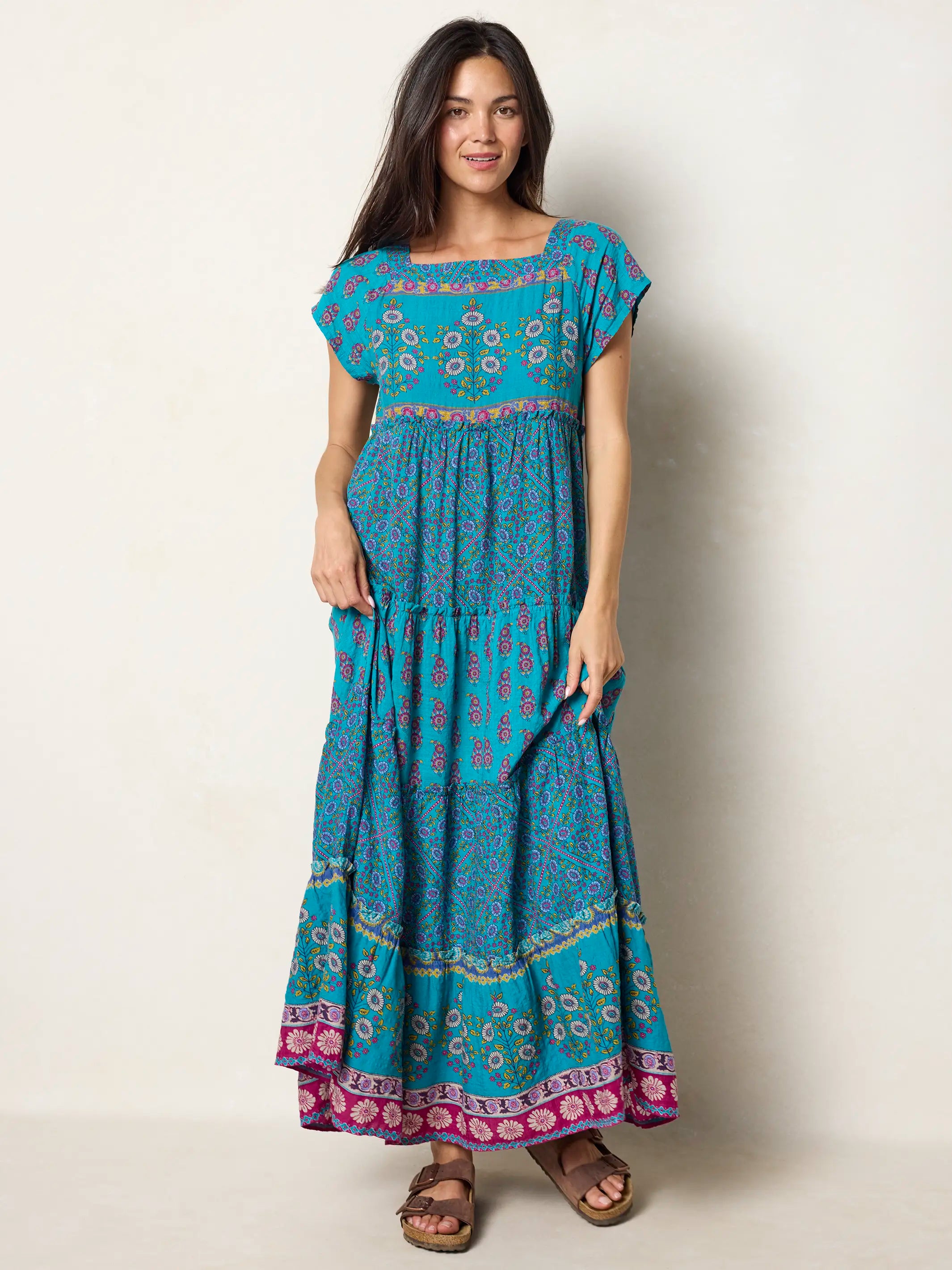 natural life maxi dress Natural Life Patti Side Slit Maxi Dress