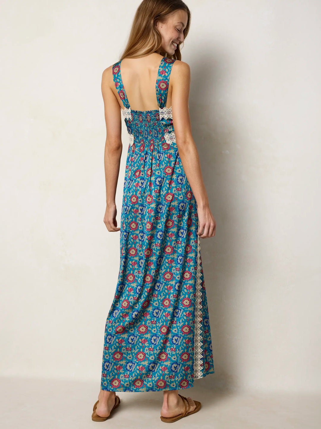 Tennessee Lace Trim Maxi Dress