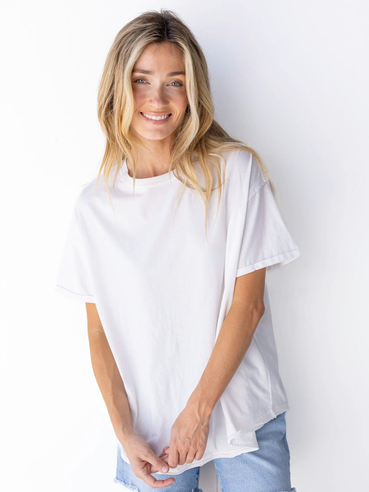 Take It In Cotton Tee - White – Natural Life