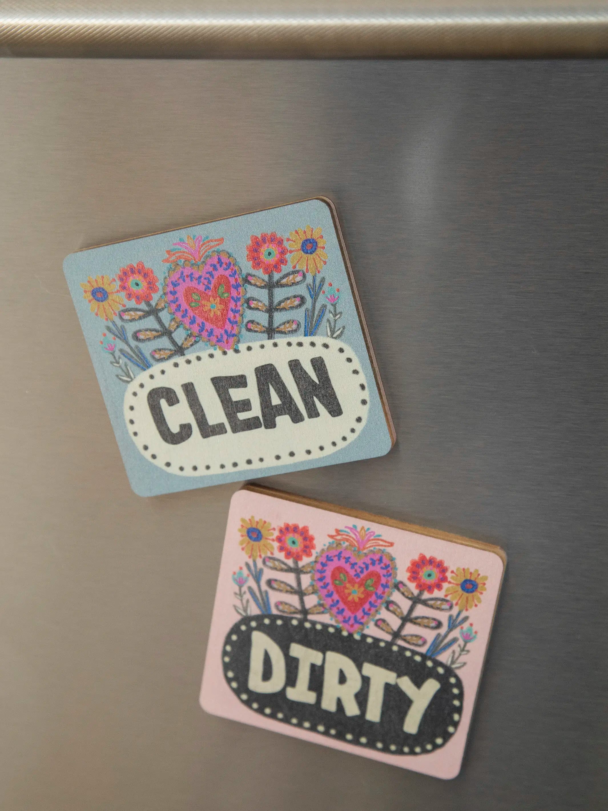 Double-sided Dishwasher Magnet - Heart – Natural Life