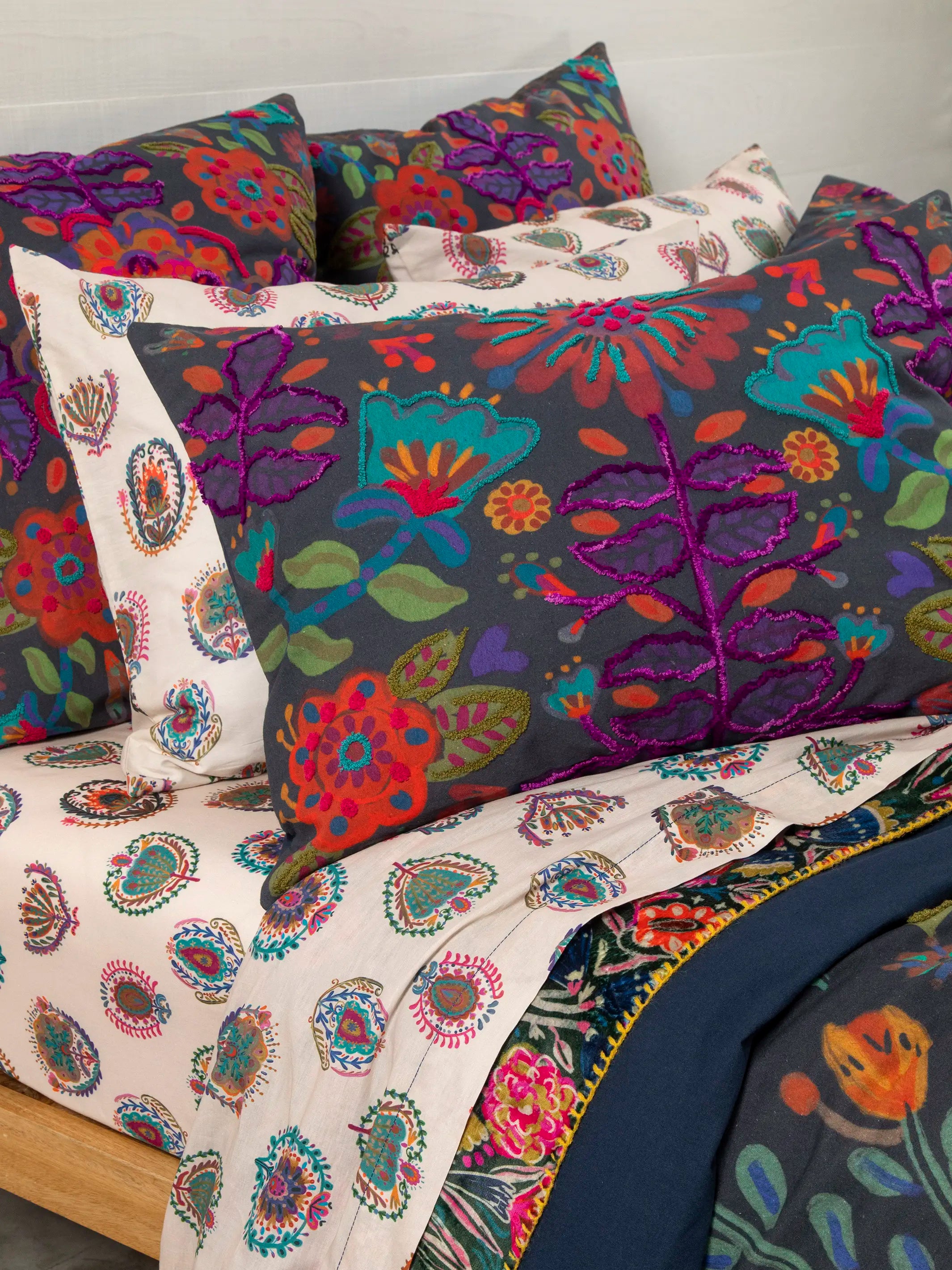 Catalina Cotton Shams, Set of 2 - Thumbnail 2