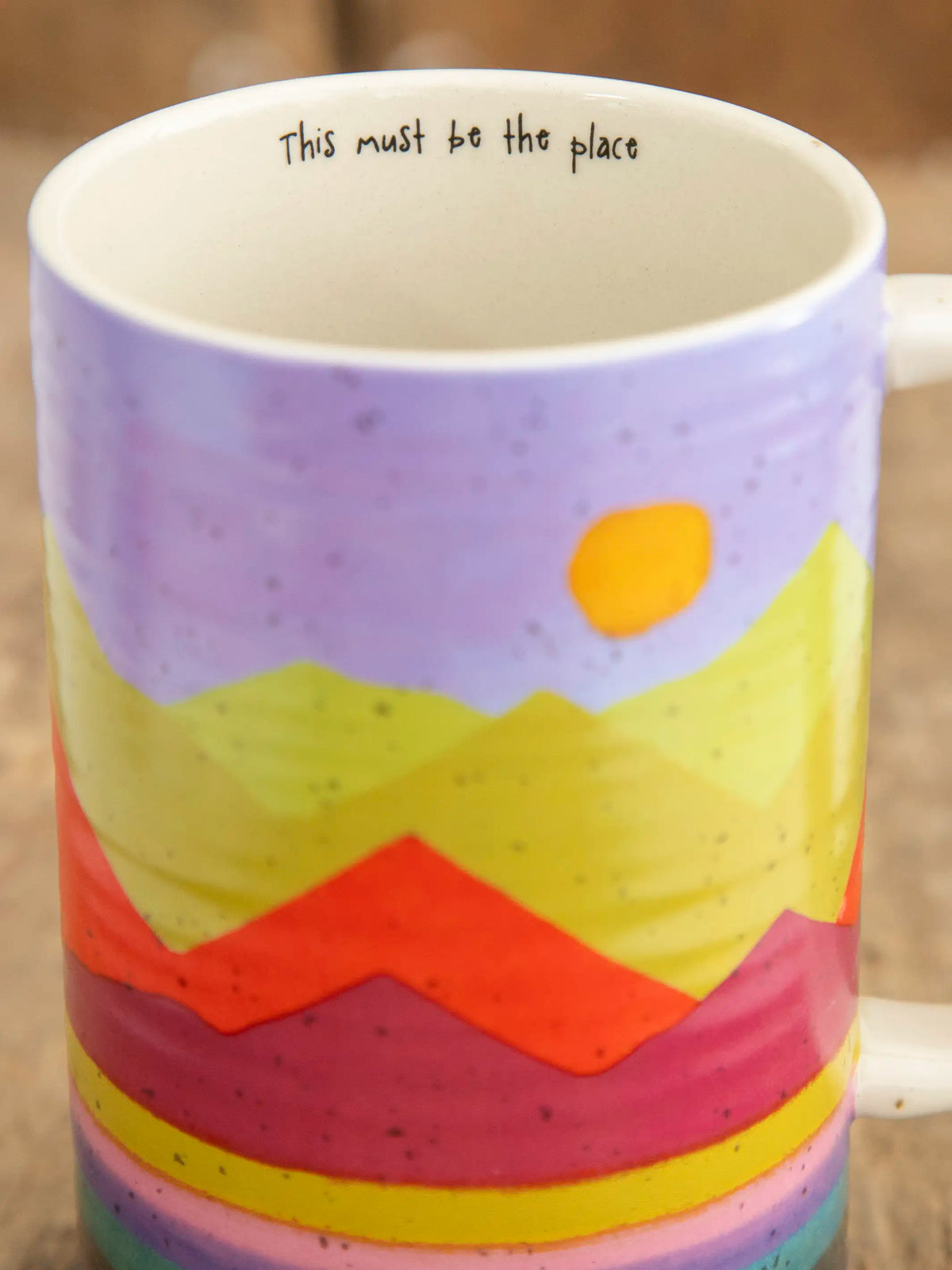 Latte Mug - Mountain Range – Natural Life