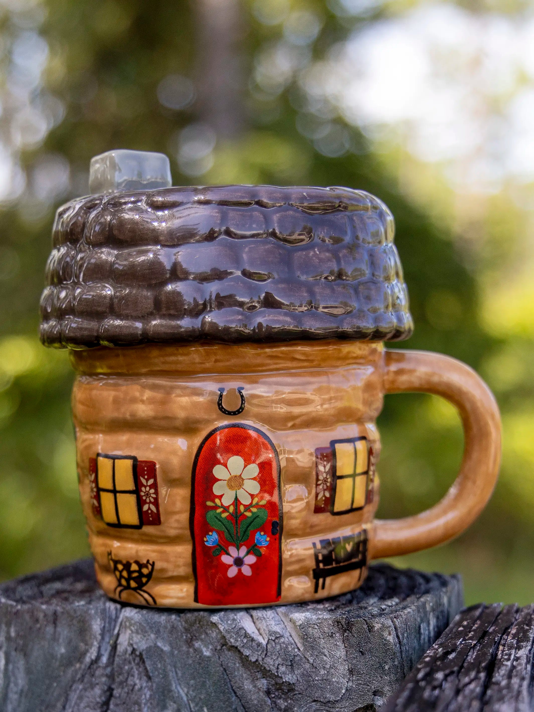 Lidded Mug - Cup Of Cozy Cabin – Natural Life
