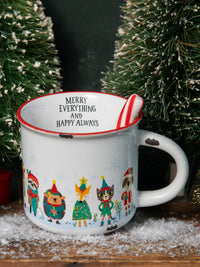 Camp Coffee Mug - Merry & Happy-view 1