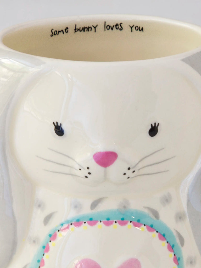 Folk Art Mug|Bunny-view 2