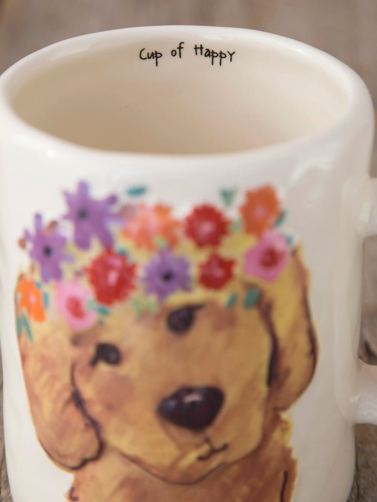 Embossed Cup of Happy - Dog-view 2