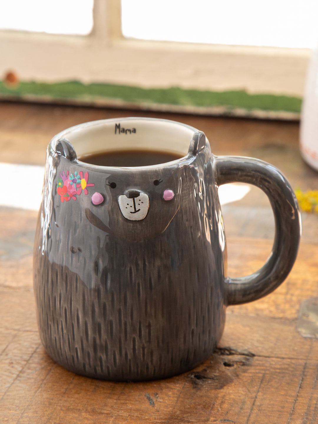 Folk Art Coffee Mug Mimi The Mama Bear – Natural Life