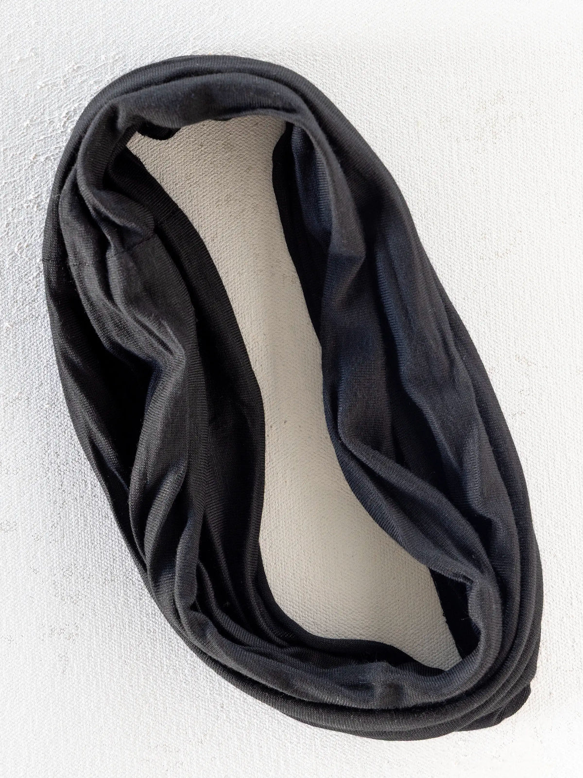 House of Harlow 1960 Black Smocked Bandeau Headband Half Boho Bandeau® Headband - Black – Natural Life main image 2