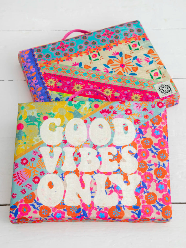 Bleacher Seat Cushion - Good Vibes Only-view 1