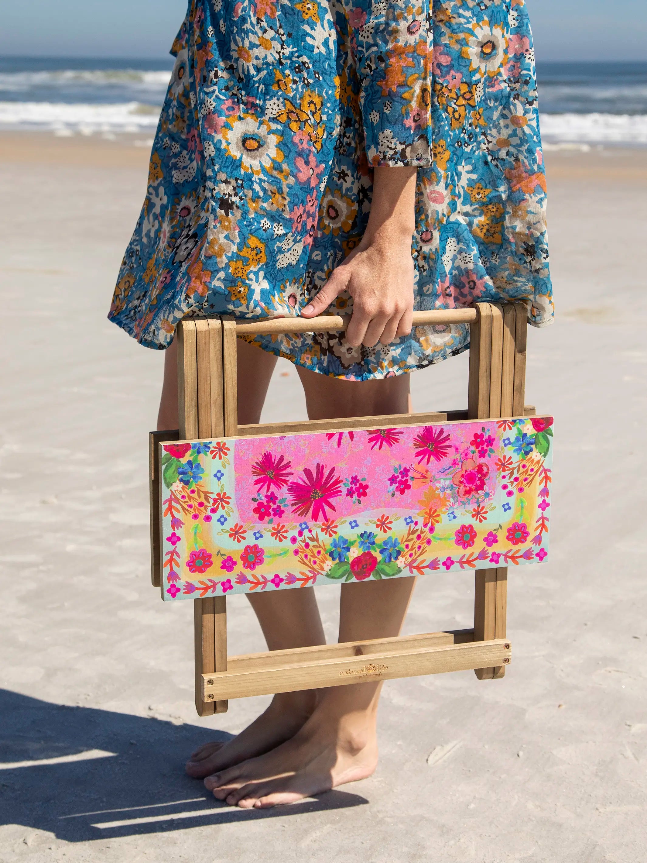 テーブル・チェア・ハンモック DAIS TEA TABLE /OUTDOORSHOP DECEMBER Take Anywhere Table - Pink Daisy – Natural Life