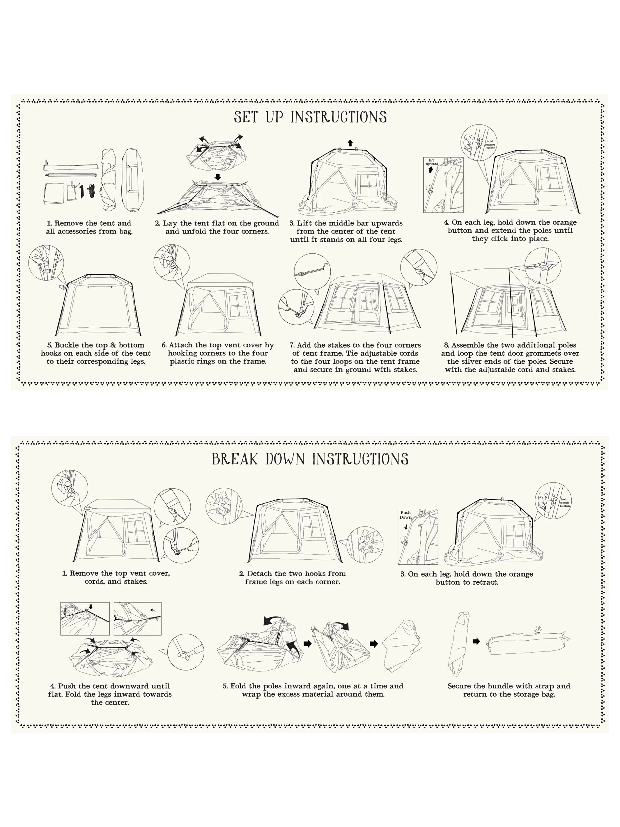 ambiance party tent instructions Live Happy Camping Tent