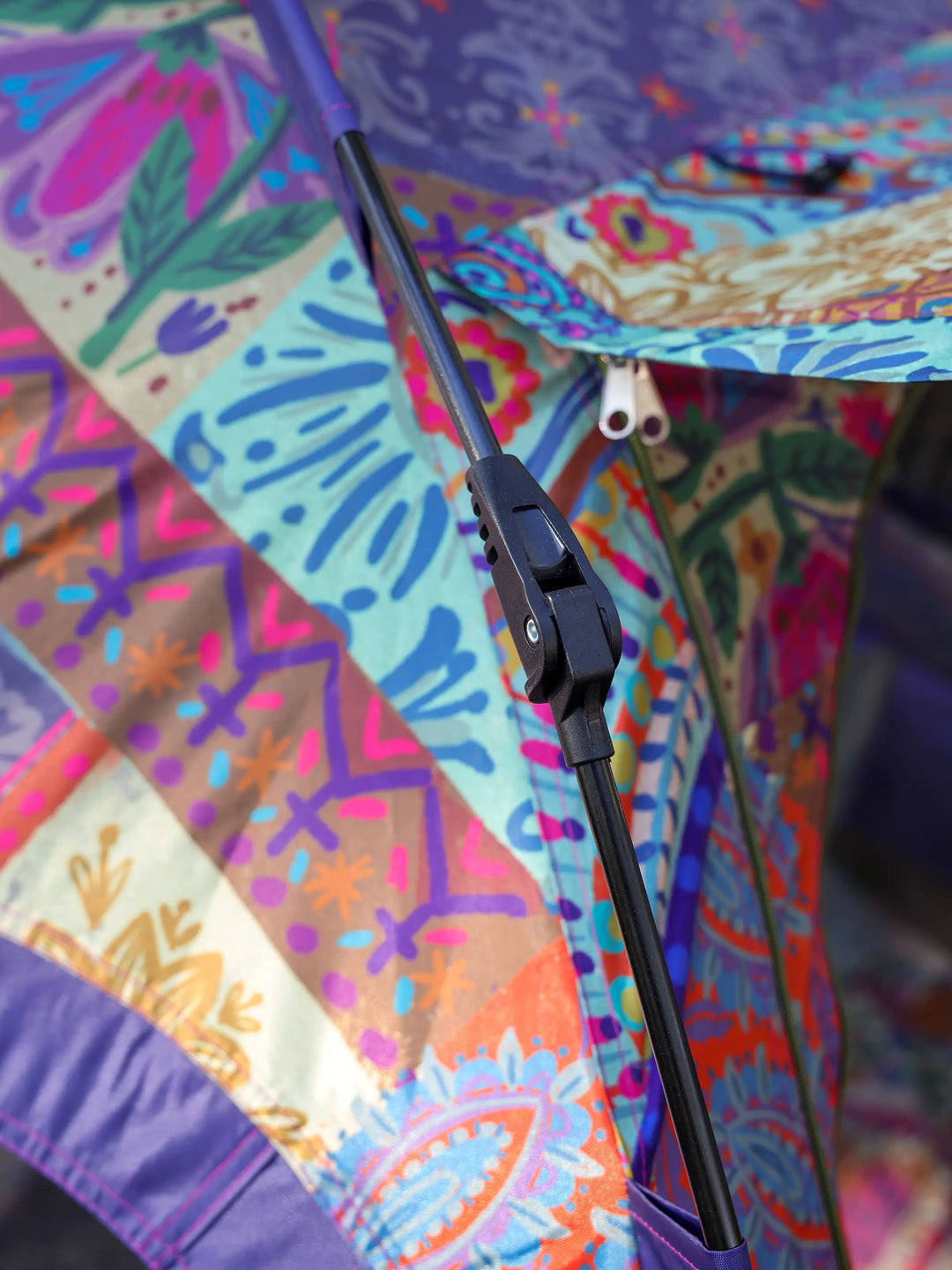 Live Happy Camping Tent - Good Vibes Patchwork