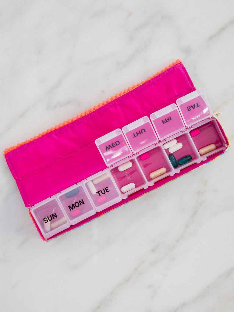Weekly Pill Pouch Organizer Deep Breath Natural Life