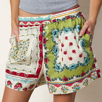 boxers shown in a handkerchief print