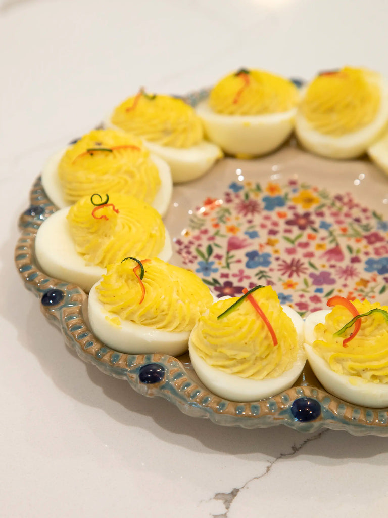 Artisan Egg Platter-view 1