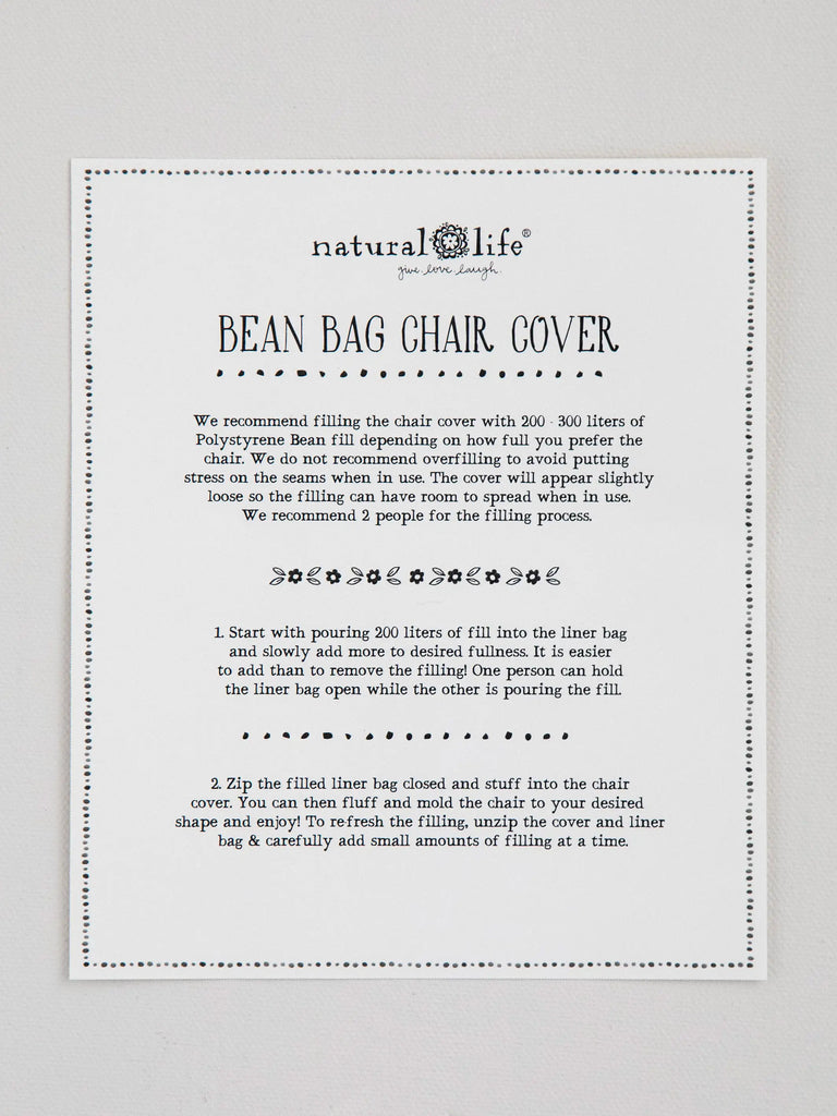 Bean Bag Chair Cover - Folk Flower Patchwork-view 4