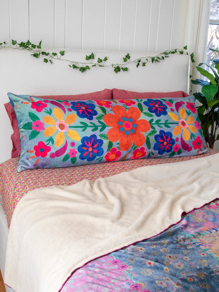 Cozy Body Pillow Cover - Floral-view 3