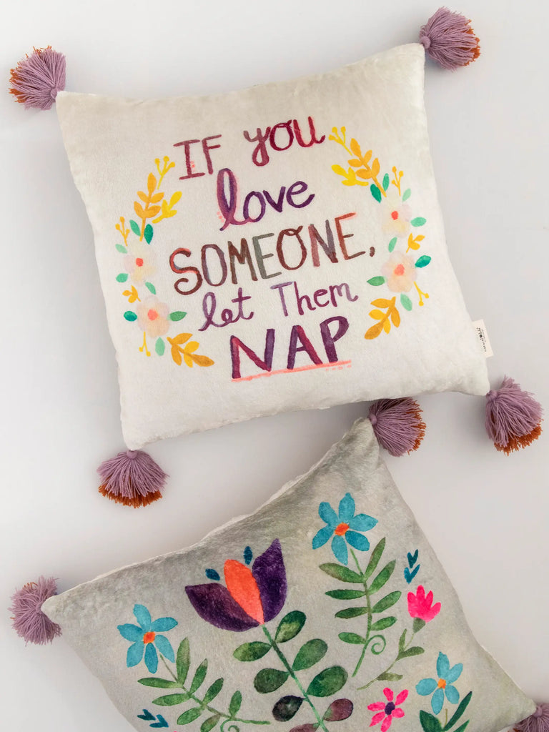 Cozy Throw Pillow - Let Them Nap-view 3