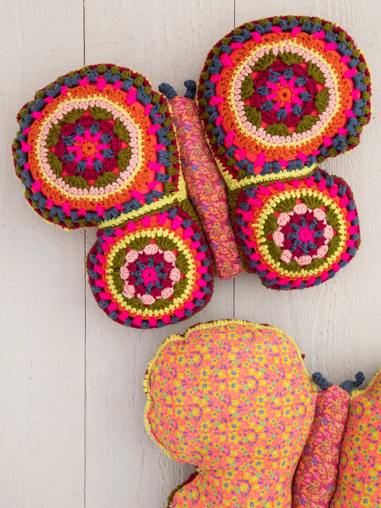 Crochet Pillow - Butterfly-view 2