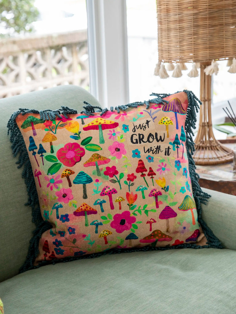 Bungalow Pillow - Just Grow With It-view 1