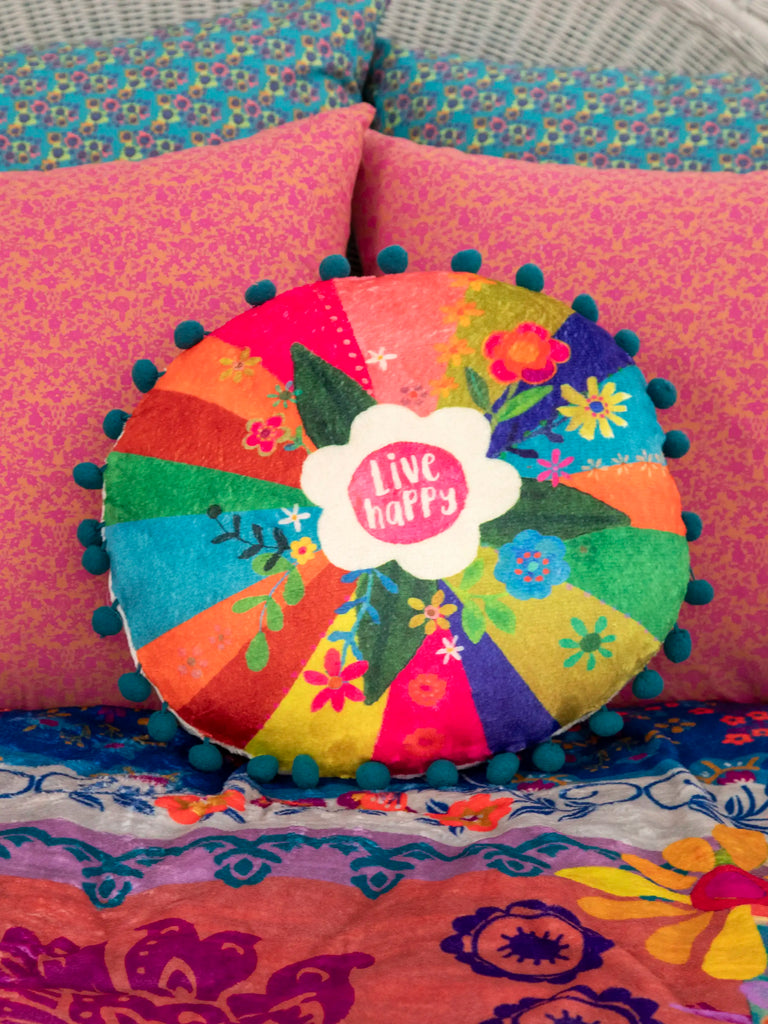Shaped Cozy Pillow - Peace Sign-view 4