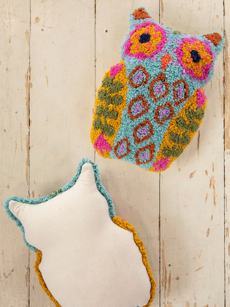 Tufted Pillow - Owl-view 2