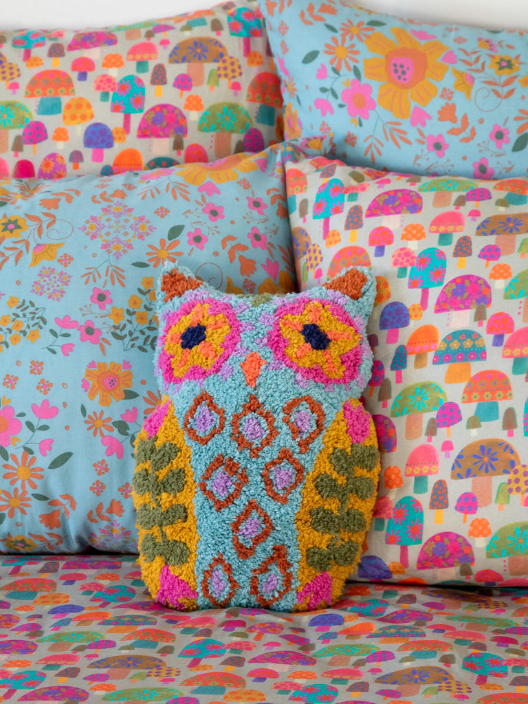 Tufted Pillow - Owl-view 1