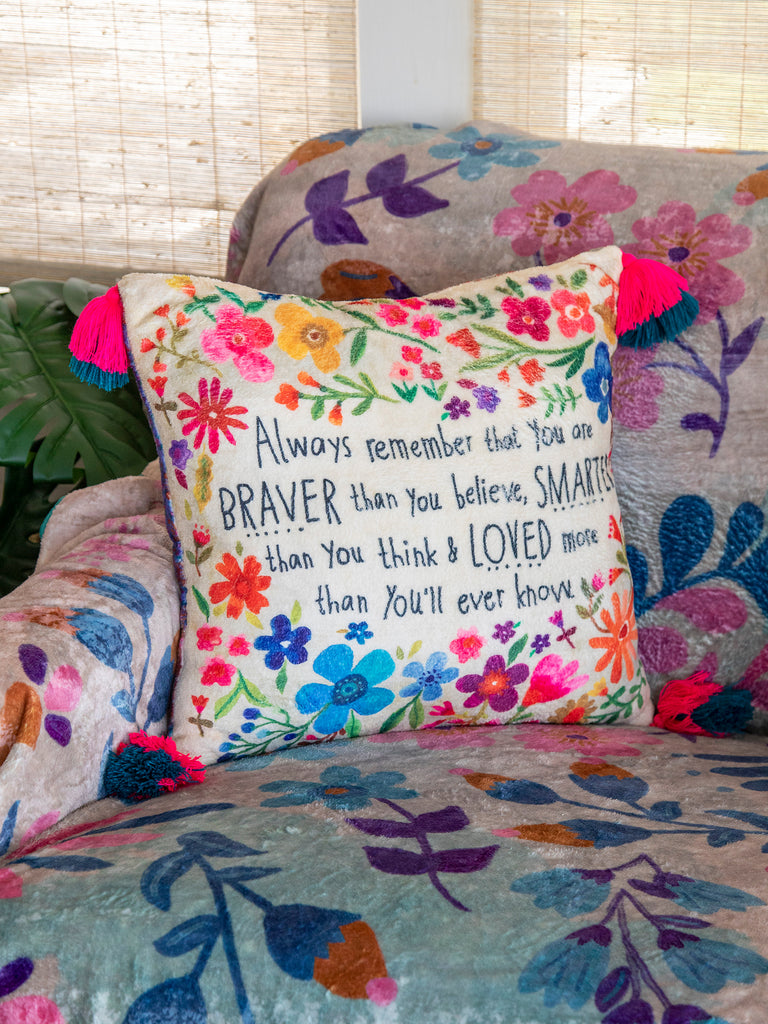 Cozy Pillow|Always Remember Braver-view 2