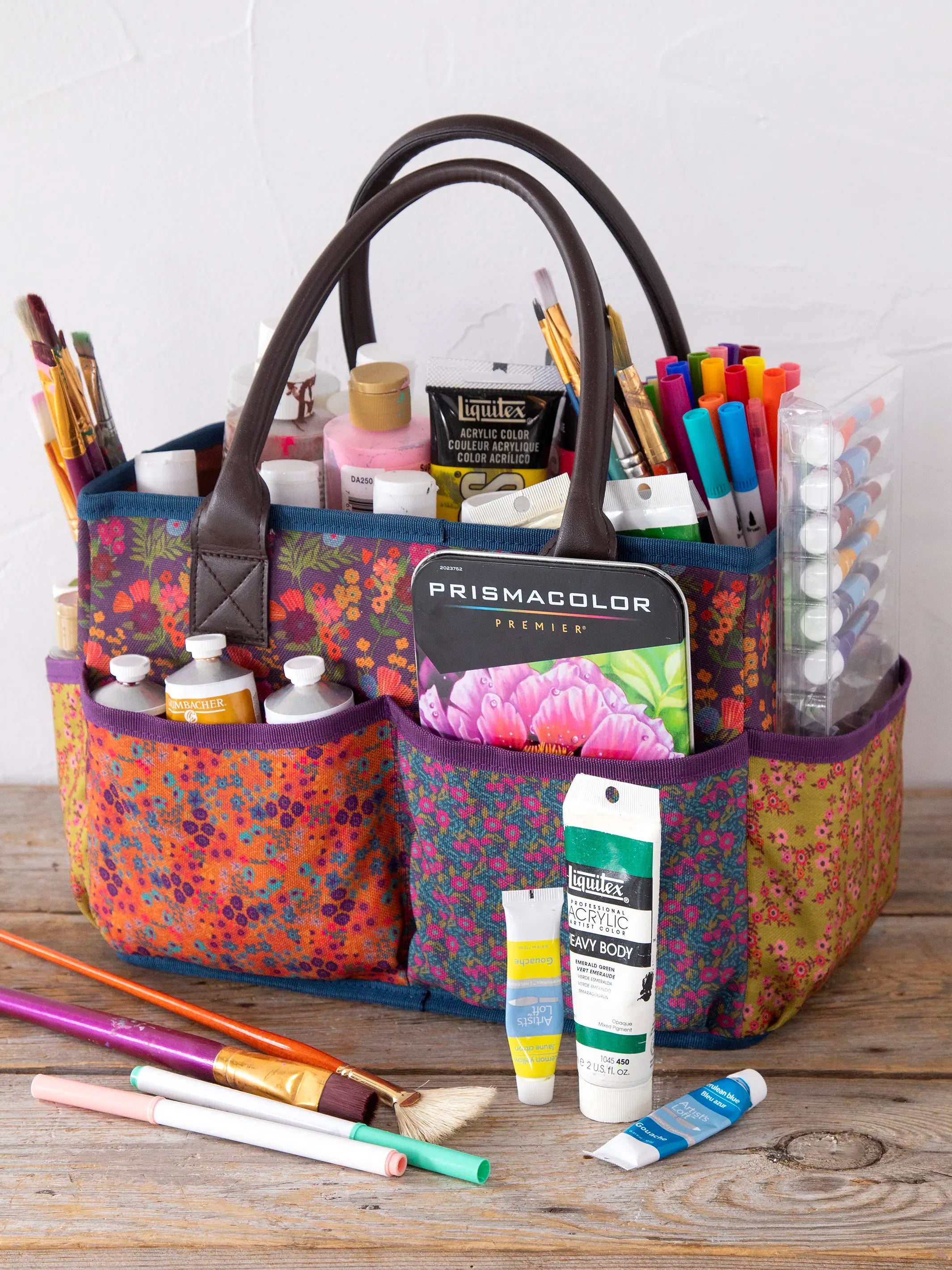 Mimi Utility Tote - Eggplant Floral – Natural Life