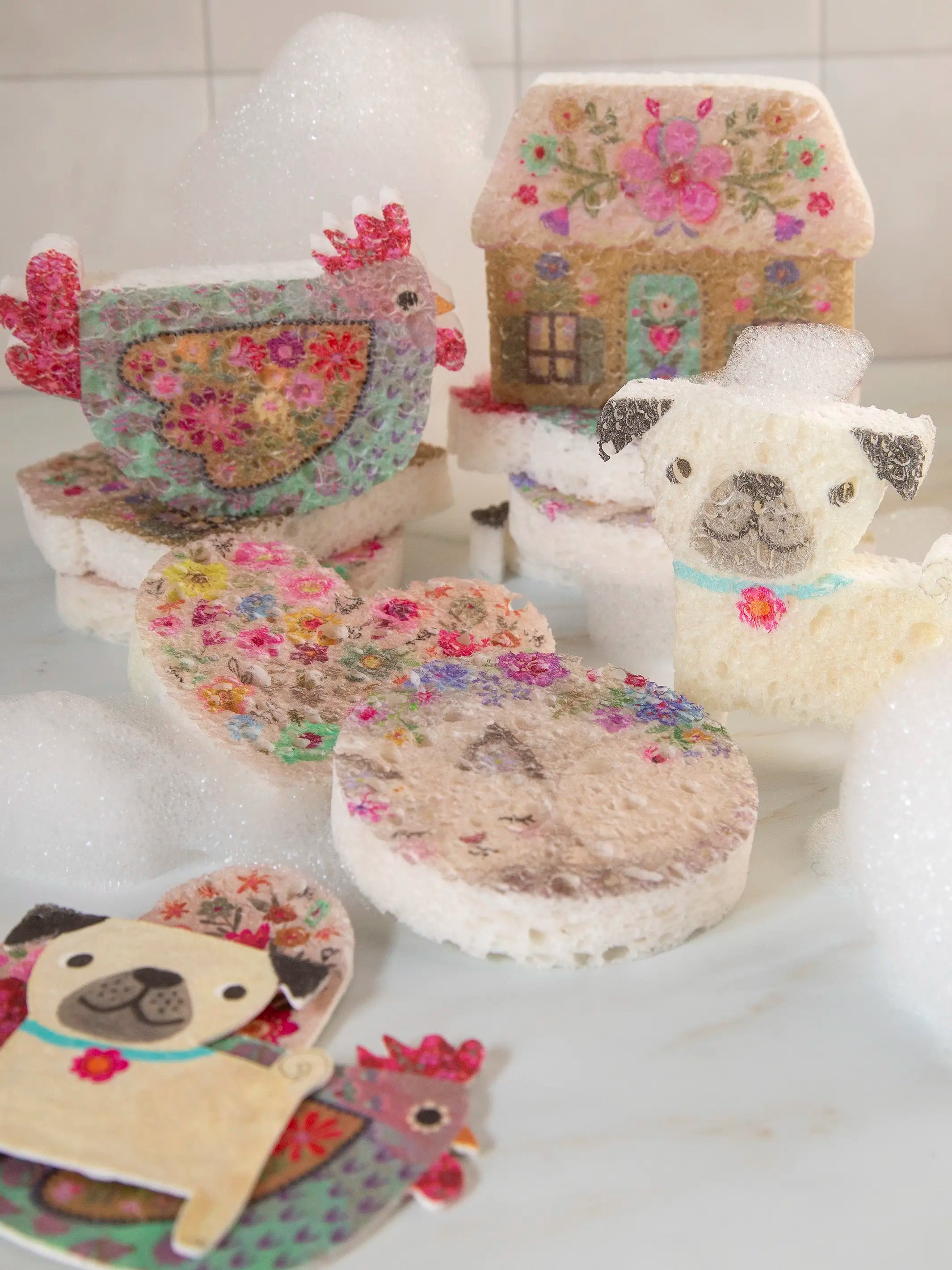 Puff Up Sponges, Set of 5 - Dog - Thumbnail 2