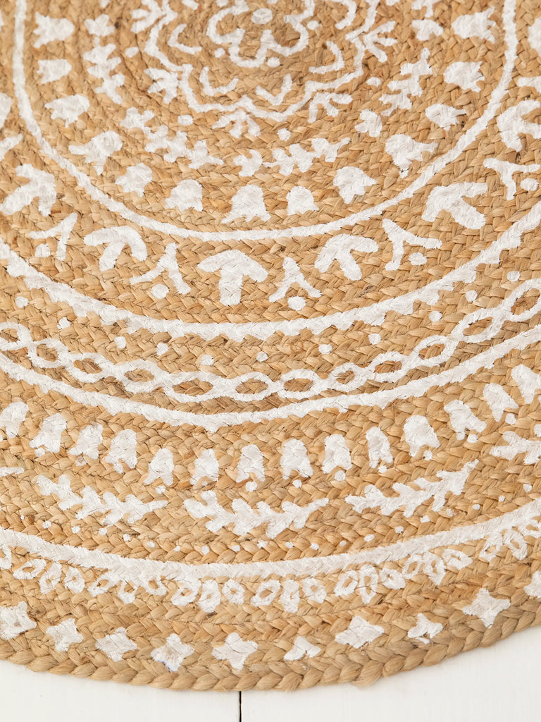 Jute Accent Rug, Round-view 2