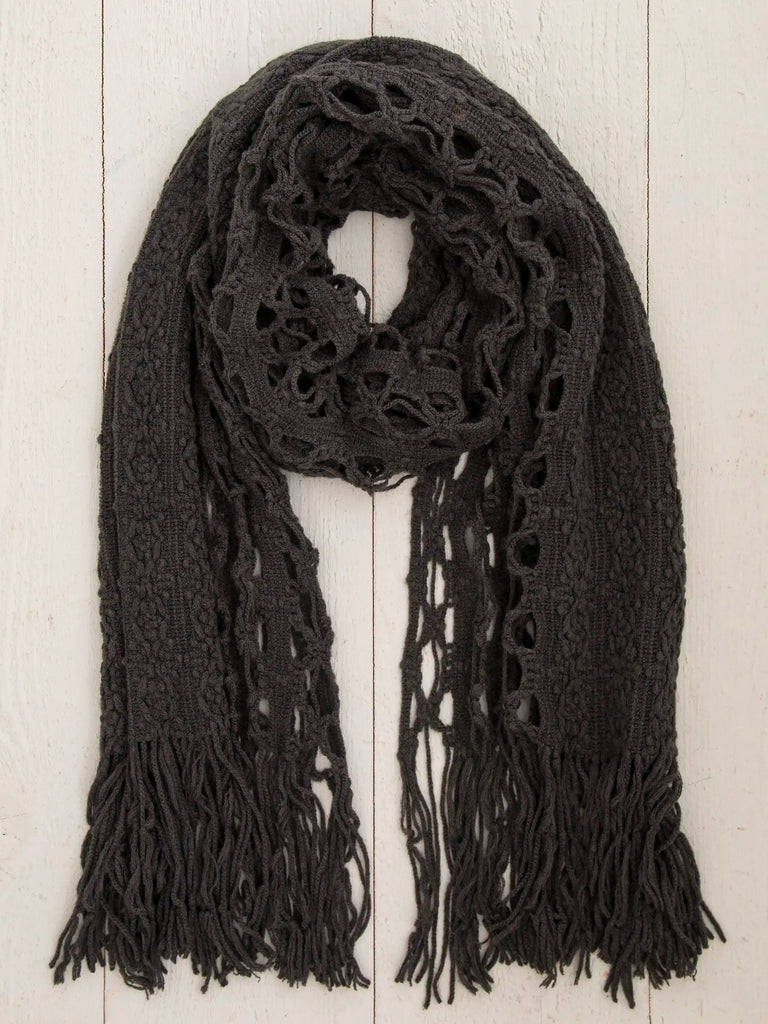 So Soft Scarf - Charcoal-view 1