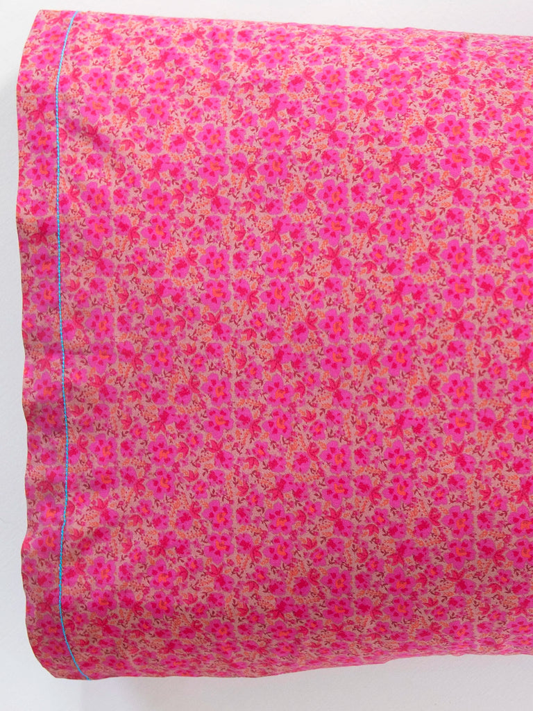 Mix & Match Soft Cotton Pillowcase, Single - Pink Marlow-view 3