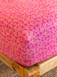 Mix & Match Cotton Fitted Sheet - Pink Marlow-view 1