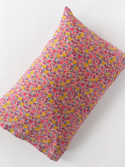 Mix & Match Sooo Soft Cotton Pillowcase, Single - Pink Retro Calico-view 1