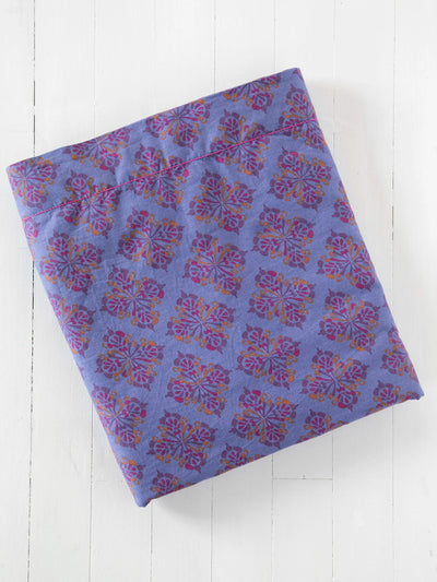 Mix & Match Cotton Flat Sheet - Jewel Stamp-view 1