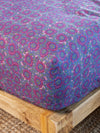 Mix & Match Cotton Fitted Sheet - Plum Dahlia-view 1
