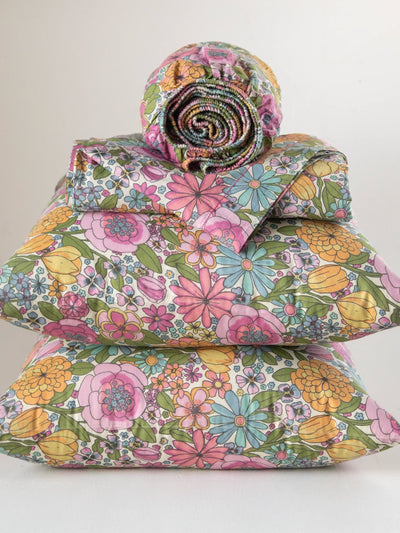 Sooo Soft Cotton Sheet Set - Drawn Garden Multi-view 2