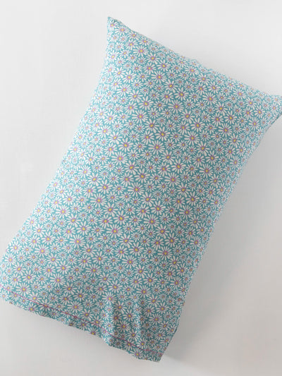 Mix & Match Sooo Soft Cotton Pillowcase, Single - Bay Daisies-view 1