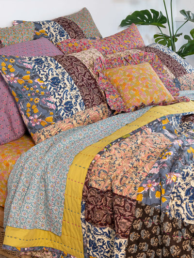 Mix & Match Cotton Flat Sheet - Bay Daisies-view 2