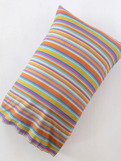 Mix & Match Cotton Pillowcase, Single - Sunbeam Stripe-view 1