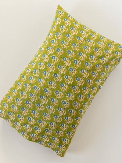 Mix & Match Cotton Pillowcase, Single - Green Fields-view 1
