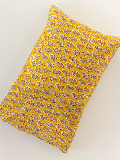 Mix & Match Cotton Pillowcase, Single - Golden Marigold-view 1