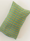 Mix & Match Cotton Pillowcase, Single - Teal Vines-view 1