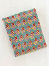 Mix & Match Cotton Flat Sheet - Teal Fields-view 1
