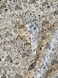 Sooo Soft Cotton Sheet Set - Live Happy Doodles-view 1